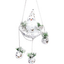 УКРАШЕНИЕ ДЕКОР "СНЕГОВИК С УКРАШЕНИЕМ" 20*22СМ B