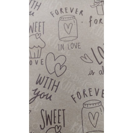 УПАКОВОЧНЫЕ ЛИСТЫ КРАФТ С ПРОПЕЧАТКОЙ 72*54СМ