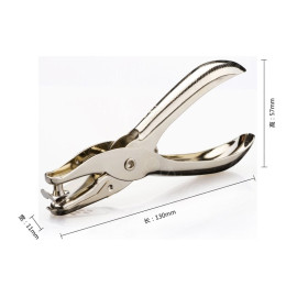 ДЫРОКОЛ  8 ЛИСТОВ DELI 0114 НА 1 ОТВЕРСТИЕ МЕТАЛЛИЧЕСКИЙ КОРПУС