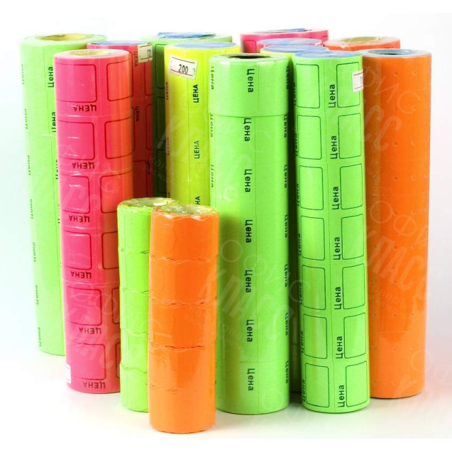 ЦЕННИК БОЛЬШОЙ 3,5*3,0СМ 110 ШТ/РУЛОН