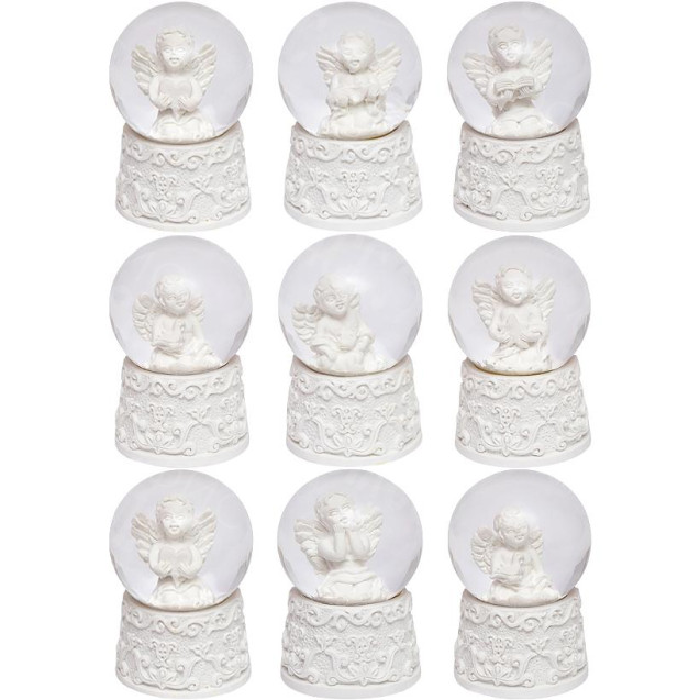 ШАР МЕТЕЛЬ "АНГЕЛОК" 45ММ СВЕТИТСЯ 7767-2