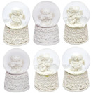 ШАР МЕТЕЛЬ "АНГЕЛЯТА" 45ММ СВЕТИТСЯ 7767-3