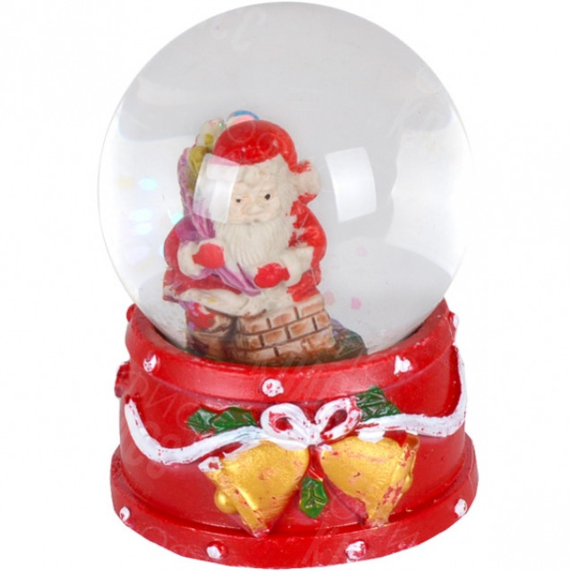 ШАР МЕТЕЛЬ 67–4 «ДЕД МОРОЗ, СНЕГОВИК»  65  ММ СВЕТИТСЯ