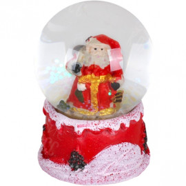 ШАР МЕТЕЛЬ 67–4 «ДЕД МОРОЗ, СНЕГОВИК»  65  ММ СВЕТИТСЯ