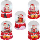 ШАР МЕТЕЛЬ 67–4 «ДЕД МОРОЗ, СНЕГОВИК»  65  ММ СВЕТИТСЯ