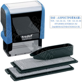ШТАМП САМОНАБОРНЫЙ.TR.4СТРОКИ 4912/D