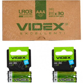 БАТАРЕЙКА VIDEX LR03  /AAA SHRINK CARD