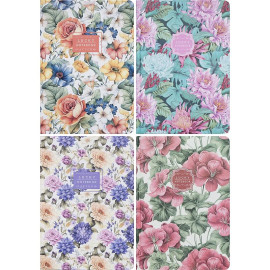 БЛОКНОТ А5 "МАНДАРИН" 64 Л., КЛЕТКА 60Г/М2, ТВЕРДАЯ ОБЛ. 9518/-19/-22/-23