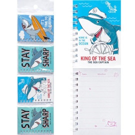 БЛОКНОТ А7 СПРАЛЬ, ЛИНИЯ 30Л. 10,5*7,5СМ, НА ЛЕНТЕ 4 ДИЗАЙНА LB-0013 БЛОКНОТ А7 СПРАЛЬ, ЛИНИЯ 30Л. 10,5*7,5СМ, НА ЛЕНТЕ 4 ДИЗАЙНА LB-0013