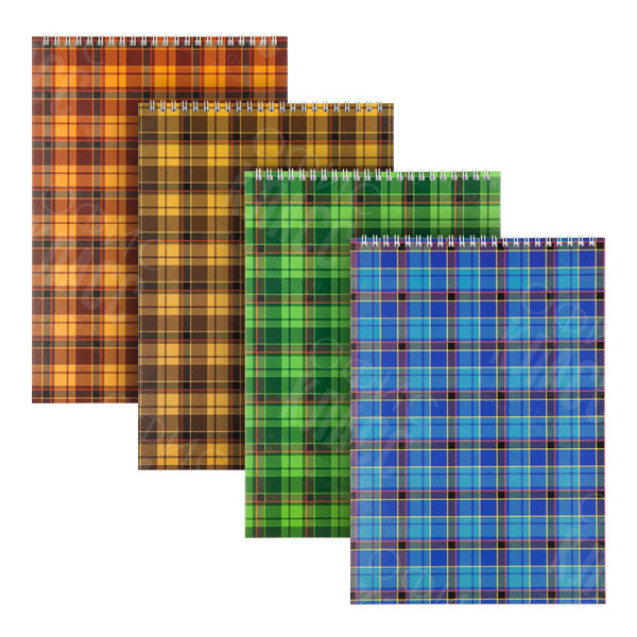 БЛОКНОТ НА СПИРАЛИ AXENT DELTA D8013-01, A4, 210X295 ММ, 48 ЛИСТОВ, КЛЕТКА, ГИБКАЯ ОБЛОЖКА