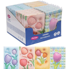 БЛОКНОТ С6 11*16СМ 80Л. ТВЕРДЫЙ ПЕРЕПЛЕТ, ПОРОЛОН 6500-16 КЛЕТКА