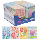 БЛОКНОТ С6 11*16СМ 80Л. ТВЕРДЫЙ ПЕРЕПЛЕТ, ПОРОЛОН 6500-16 КЛЕТКА