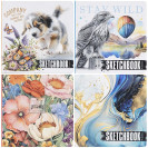 БЛОКНОТ СКЕТЧБУК 200*200ММ "МАНДАРИН" 24Л.,ТВЕРДАЯ ОБЛ., ЧИСТЫЙ ЛИСТ 9580/-81/-82/-83