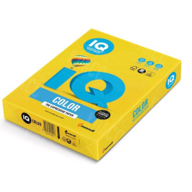 БУМАГА ЦВЕТНАЯ 500 ЛИСТОВ 80Г/М² IQ IG50 ИНТЕНСИВНЫЙ ГОРЧИЧНЫЙ А4