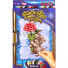 ВЫШИВКА ГЛАДЬЮ С РАМКОЙ НА РАСТЯЖКЕ VGL-01–01