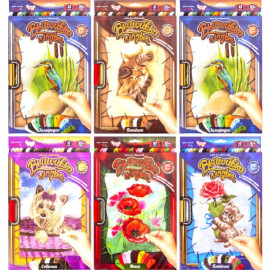 ВЫШИВКА ГЛАДЬЮ С РАМКОЙ НА РАСТЯЖКЕ VGL-01–01