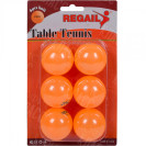 НАБОР МЯЧЕЙ ДЛЯ НАСТОЛЬНОГО ТЕННИСА ЖЕЛЫЙ-БЕЛЫЙ, 6ШТ 14-158