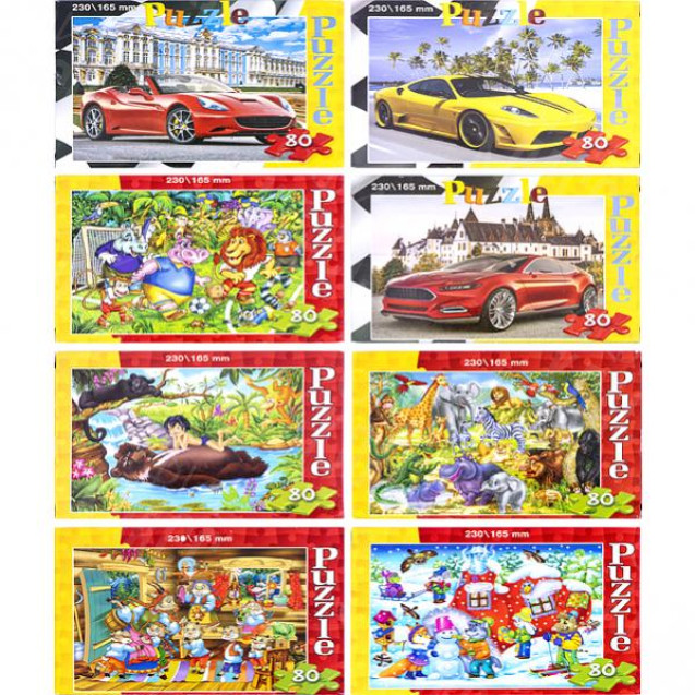 ПАЗЛ 80 ЭЛЕМЕНТОВ