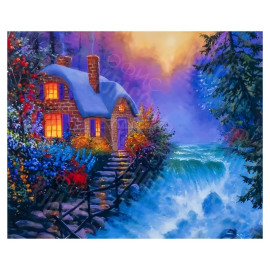 АЛМАЗНАЯ ЖИВОПИСЬ 30Х40 GLD61928 В КАРТОННОЙ КОРОБКЕ