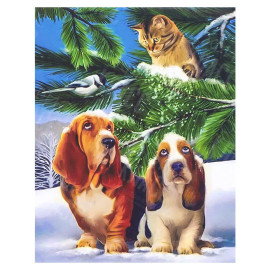 АЛМАЗНАЯ ЖИВОПИСЬ 30Х40 GLD62199 В КАРТОННОЙ КОРОБКЕ