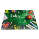 АЛЬБОМ 24 ЛИСТА А4 120Г/М² ПОЛИГРАФИСТ (БЕНДЕРЫ) НА БОКОВОЙ ПРУЖИНЕ