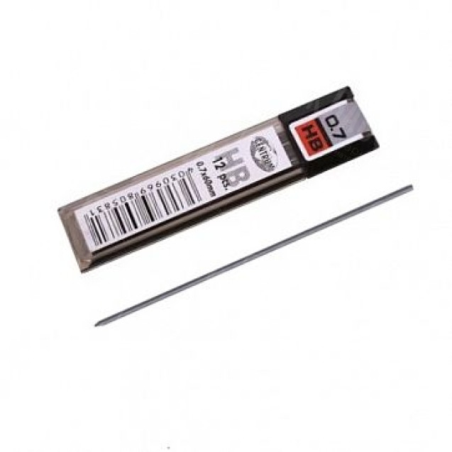 ГРИФЕЛЬ ДЛЯ МЕХАНИЧЕСКОГО КАРАНДАША 0.7ММ НАБОР 12 ШТУК НВ CENTRUM