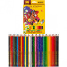 КАРАНДАШИ 36 ЦВЕТОВ НАБОР 1010/36 MARCO ПЕГАШКА