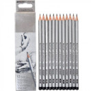 КАРАНДАШИ ГРАФИТОВЫЕ 12 ШТУК В НАБОРЕ 3H-4B 7000 MARCO