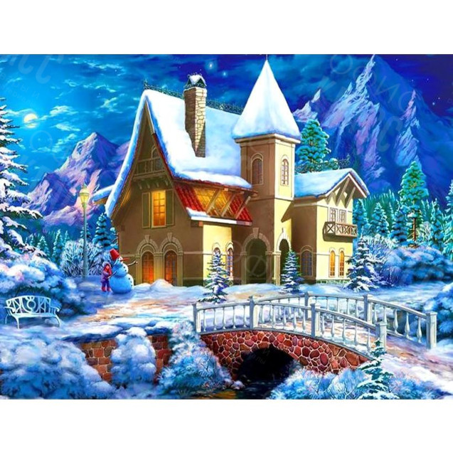 КАРТИНА ПО НОМЕРАМ 40X50 RA73535 В КОРОБКЕ, АКРИЛОВЫЕ КРАСКИ, NEW!