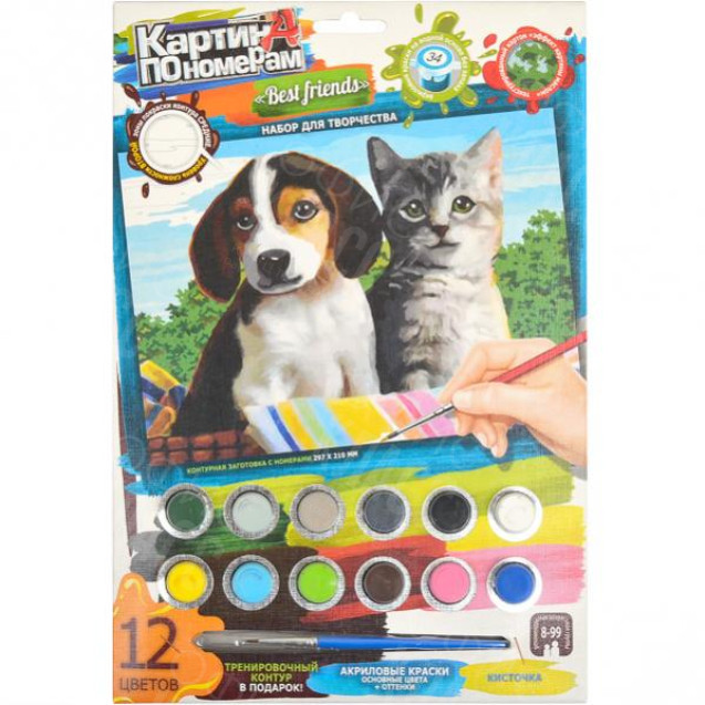 КАРТИНА ПО НОМЕРАМ МАЛЕНЬКАЯ 297×210 ММ KN-03–01