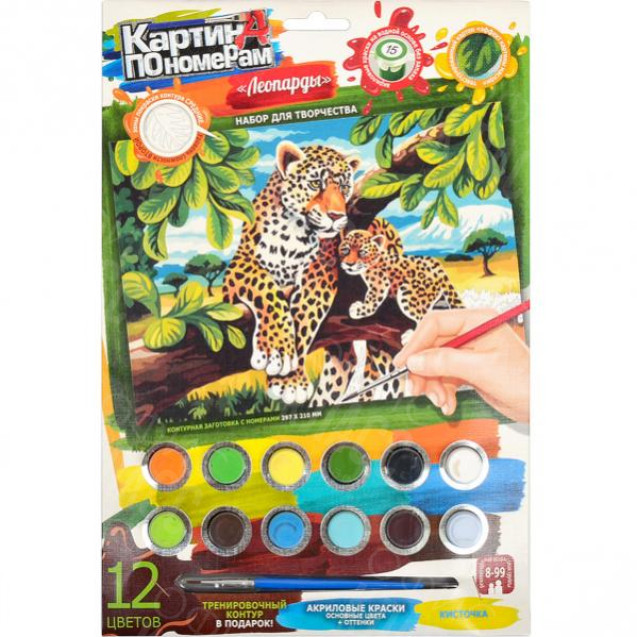 КАРТИНА ПО НОМЕРАМ МАЛЕНЬКАЯ 297×210 ММ KN-03–01