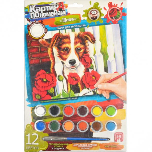 КАРТИНА ПО НОМЕРАМ МАЛЕНЬКАЯ 297×210 ММ KN-03–01