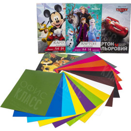 КАРТОН ЦВЕТНОЙ А4 14 ЛИСТОВ (14ЦВЕТОВ ) ТМ ТЕТРАДА ТЕ12047
