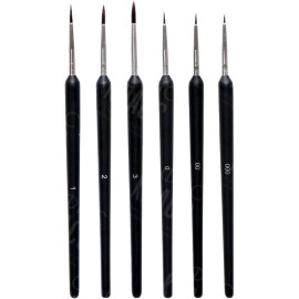 КИСТЬ ХУДОЖЕСТВЕННАЯ КРУГЛАЯ 1 ШТ 10404 