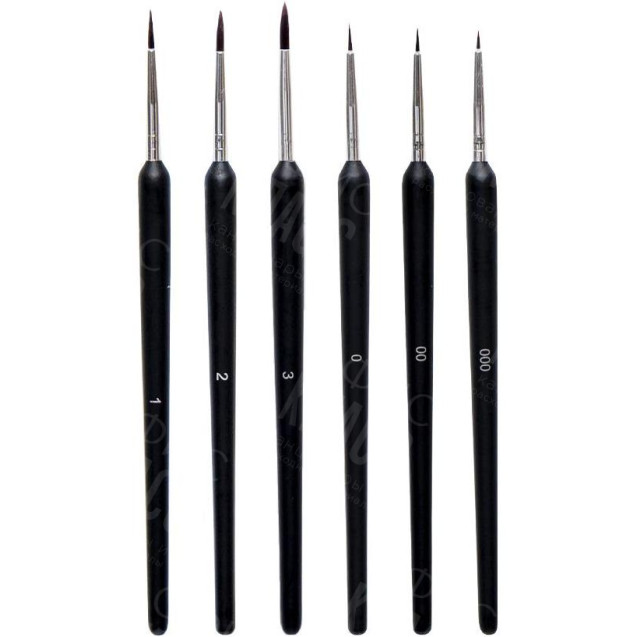 КИСТЬ ХУДОЖЕСТВЕННАЯ КРУГЛАЯ 1 ШТ 10404 