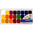 КРАСКИ 24 ЦВЕТА АКВАРЕЛЬ МЕДОВАЯ КЛАССИКА БЕЗ КИСТИ 1294-08 ЛУЧ