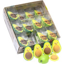 ТОЧИЛКА ЦВЕТНАЯ 1998 2В1 С ЛАСТИКОМ "АВОКАДО"