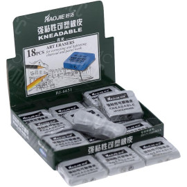 ЛАСТИК ЭЛАСТИЧНЫЙ "КЛЯЧКА" 6651В СЕРЫЙ, ДЛЯ ХУДОЖЕСТВЕННЫХ РАБОТ