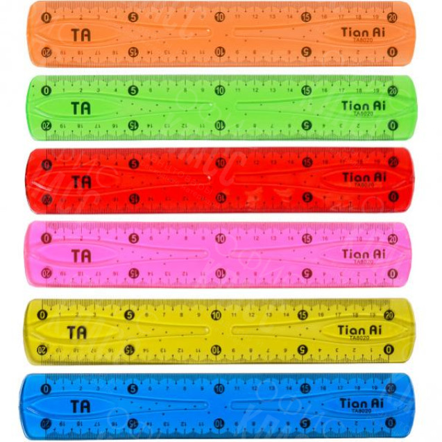 ЛИНЕЙКА 20 СМ НЕЛОМАЙКА