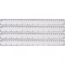 ЛИНЕЙКА 30 СМ, 8803 ПЛАСТИКОВАЯ ПРОЗРАЧНАЯ