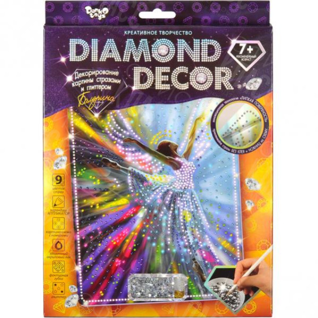 НАБОР АЛМАЗНАЯ КАРТИНА «DIAMOND DECOR»  DD-01–01  /10