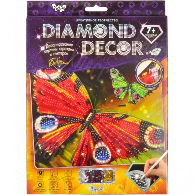 НАБОР АЛМАЗНАЯ КАРТИНА «DIAMOND DECOR»  DD-01–01  /10