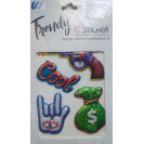 НАКЛЕЙКИ ОБЪЕМНЫЕ ДЛЯ ДЕКОРА WX- FBC 4