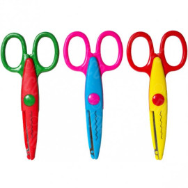 НОЖНИЦЫ ДЕТСКИЕ С ФИГУРНЫМ ЛЕЗВИЕМ