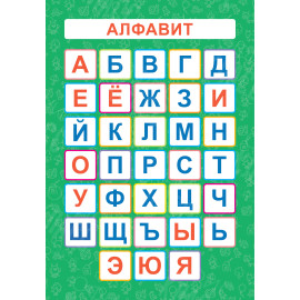 ОБУЧАЮЩИЙ ПЛАКАТ А4 (200Х290 ММ) АЛФАВИТ