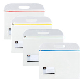 ПАПКА НА МОЛНИИ С РУЧКАМИ 0.17ММ ПВХ А4