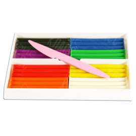 ПЛАСТИЛИН  8 ЦВЕТОВ МЯГКИЙ 25С 1551-08 ЛУЧ