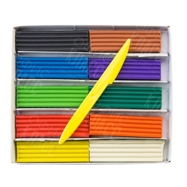 ПЛАСТИЛИН 10 ЦВЕТОВ "ЛУЧ" "КЛАССИКА" 304-08