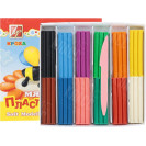 ПЛАСТИЛИН 12 ЦВЕТОВ МЯГКИЙ 1484-08  ЛУЧ