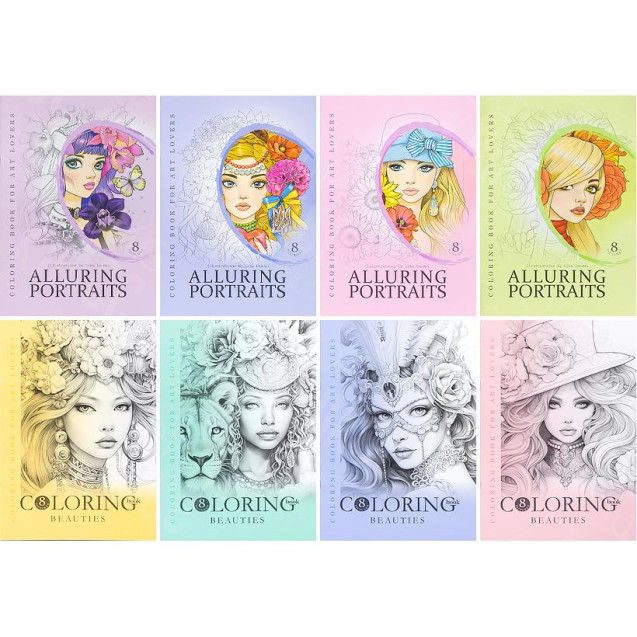 РАСКРАСКА АНТИСТРЕСС 297 Х 210 ММ.НА СКОБЕ 8 ЛИСТОВ 226620